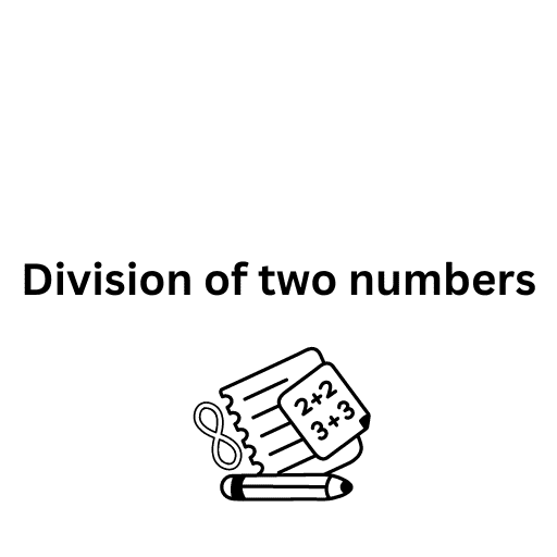 Division of two numbers